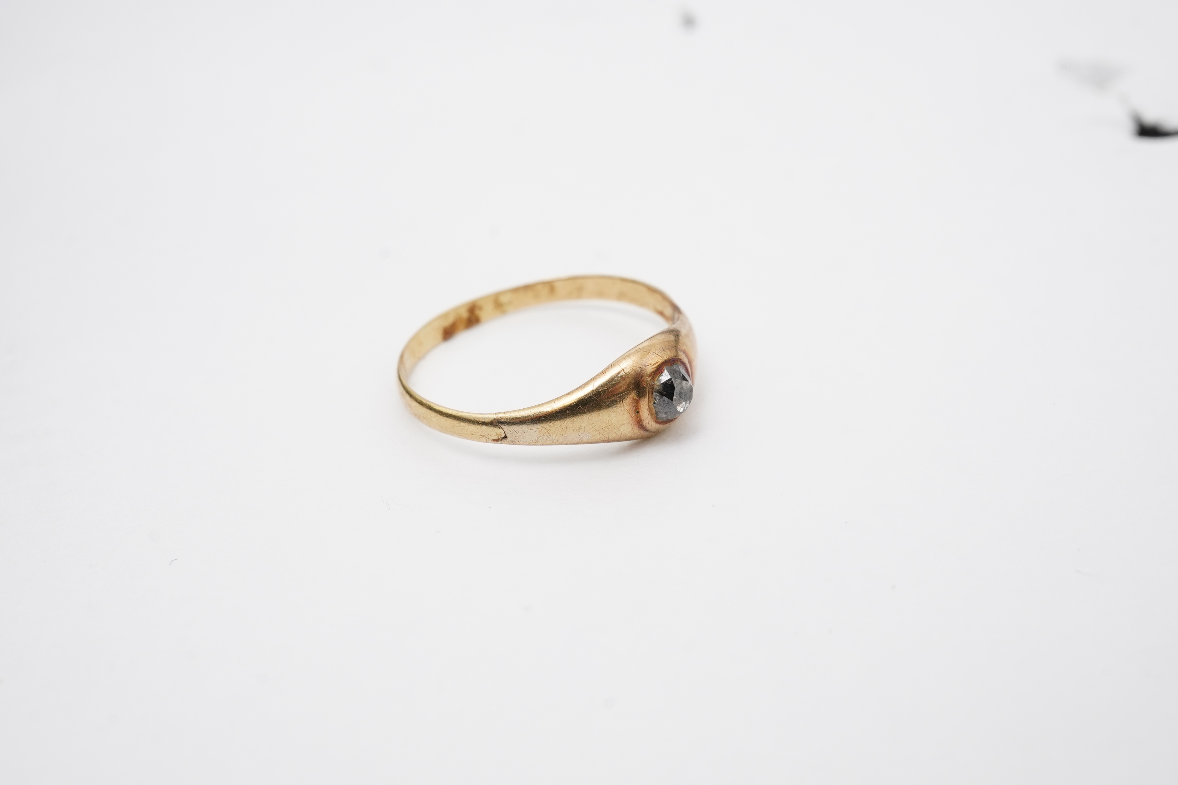 A diamond ring, early 20th century